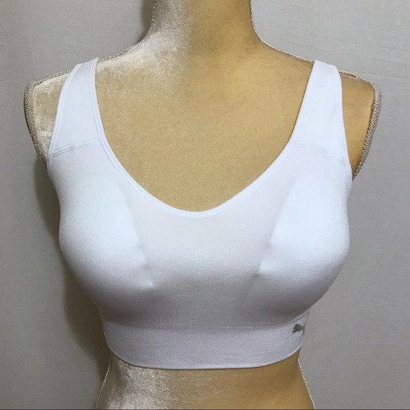 Puma Other - Puma “2/$20” NWOT White Seamless Sports Bra Women Various